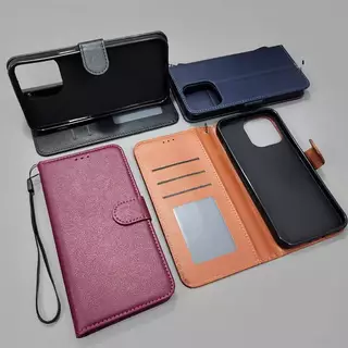 เคสฝาพับหนัง สำหรับ Redmi Note13 13Pro 13Pro+ 14 12 12Pro+11 11s 11Pro ใส่บัตรได้ มีแม่เหล็ก แถมสาย ตั้งได้ กระเป๋า BOSS