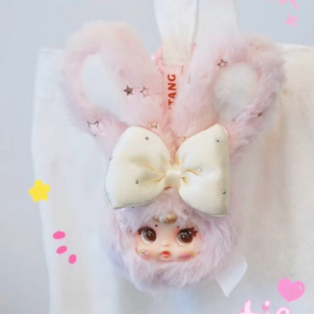 พร้อมส่งในไทย MM milky กระต่าย งานพวงกุญแจกล่องจุ่ม