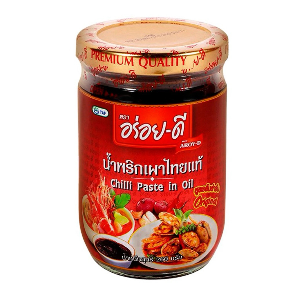 East อร่อยดี น้ำพริกเผาไทยแท้260 กรัม thai chili paste oil premium quality