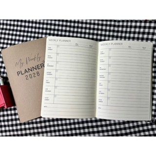 Weekly Planner 2026/2569 สมุดแพลนเนอร์รายสัปดาห์ A5 วางแผนง่…