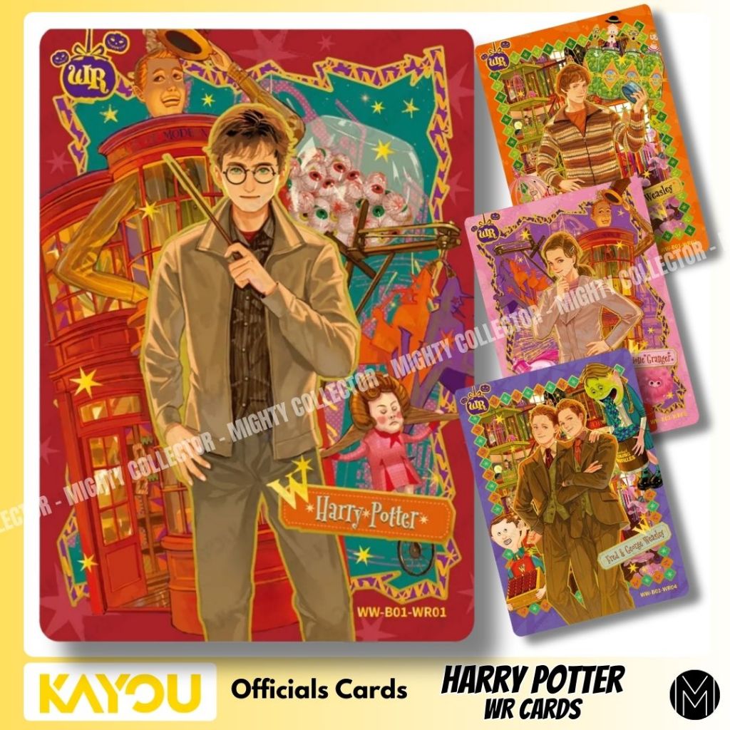 การ์ด Harry Potter WR Cards - Kayou - New Serie - Official Cards - แฮร์รี่ พอตเตอร์ - Like New