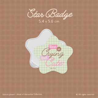 Heart/Star Badges เข็มกลัดหัวใจ (Made of Memories Col.) - SM,PLS!