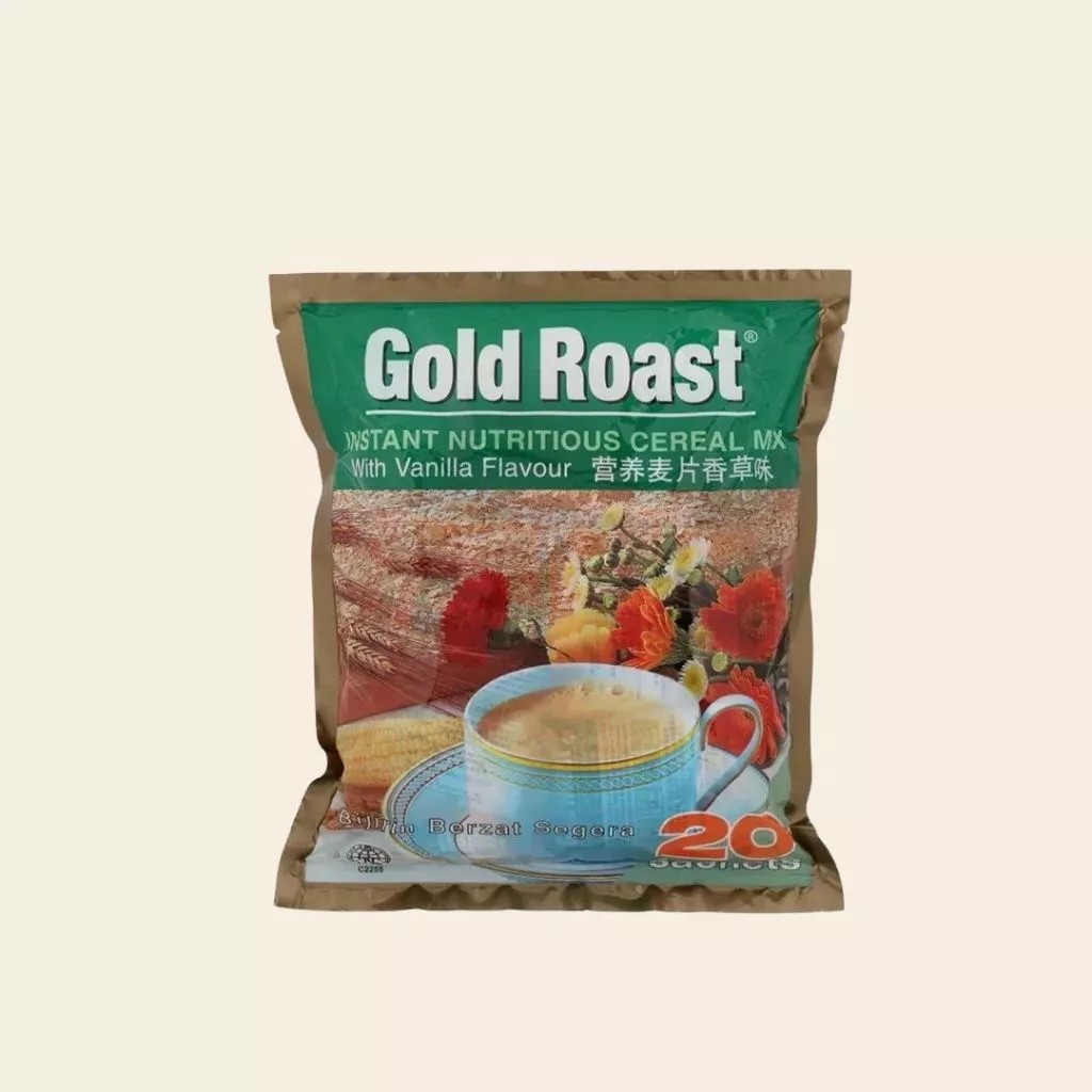 ข้าวโอ๊ตชงสำเร็จรูป Gold Roast โอ๊ตมาเล รสวานิลลา 1 ถุง 20 ซอง