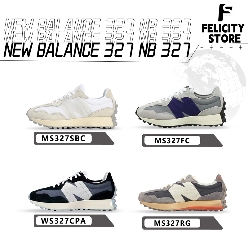 ✅【ของแท้ 💯 %】✅ New Balance 327 NB327 รองเท้ากีฬารุ่นฮิต  MS327SBC/MS327FC/WS327CPA/MS327RG กันลื่นแล