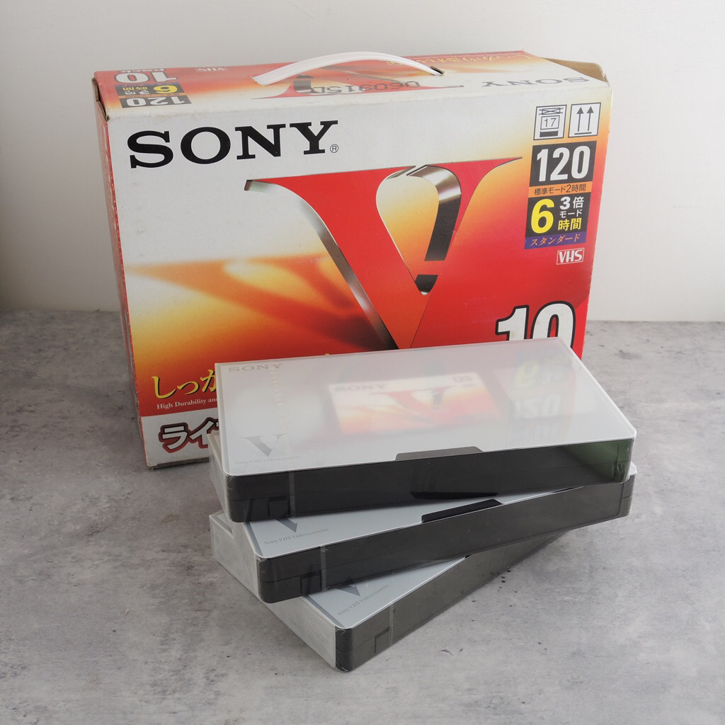 ม้วน VDO Video เทปเปล่า ม้วนวิดีโอ วิดีโอเทป สำหรับอัด ของใหม่ยังไม่ได้ใช้งาน เลือกแบบได้ในตัวเลือก