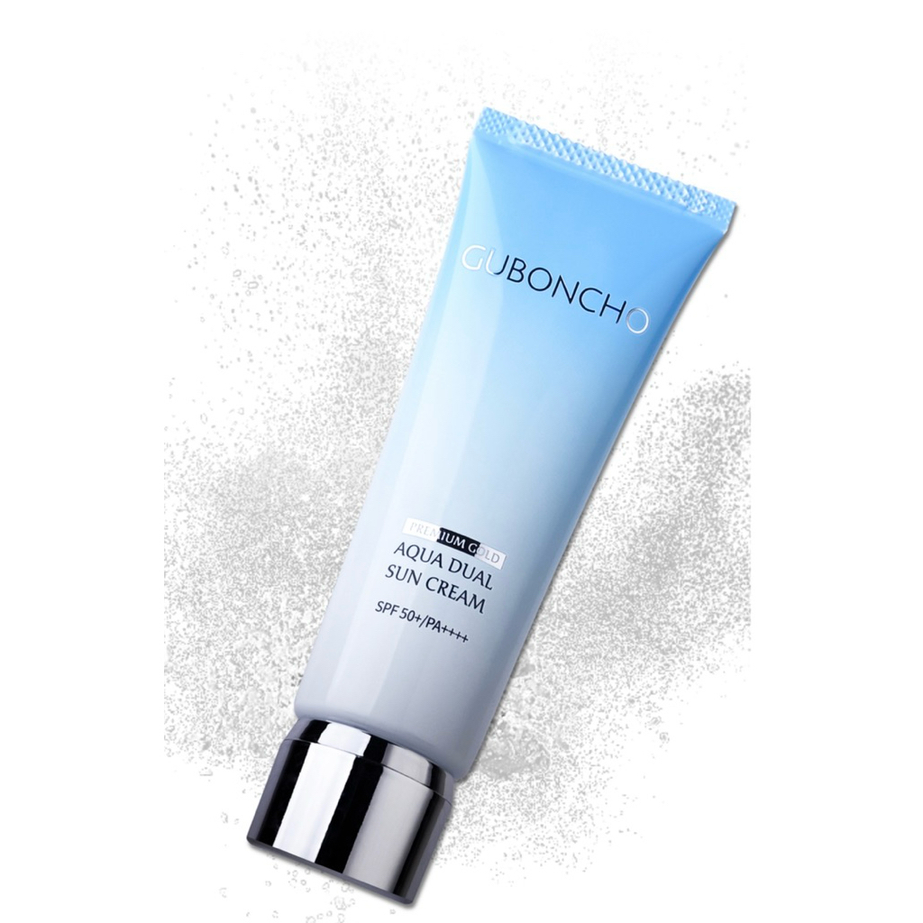 🇰🇷พร้อมส่ง🇰🇷Guboncho Premium Gold Aqua Dual Sun Cream กันแดดออกานิค SPF50PA+++