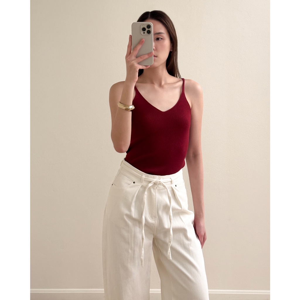 Aliotte - Amma Tank Top เสื้อกล้ามคอวี