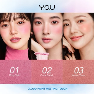 YOU Cloud Paint Melting Touch Blush บลัชออน สัมผัสนุ่ม สีชัด ติดทน 12 ชั่วโมง