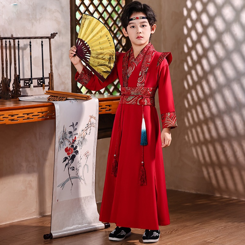 L&L ชุดเด็กชาย (แถมฟรีพัด) LINGFENG ชุดจีน รูปที่ 3