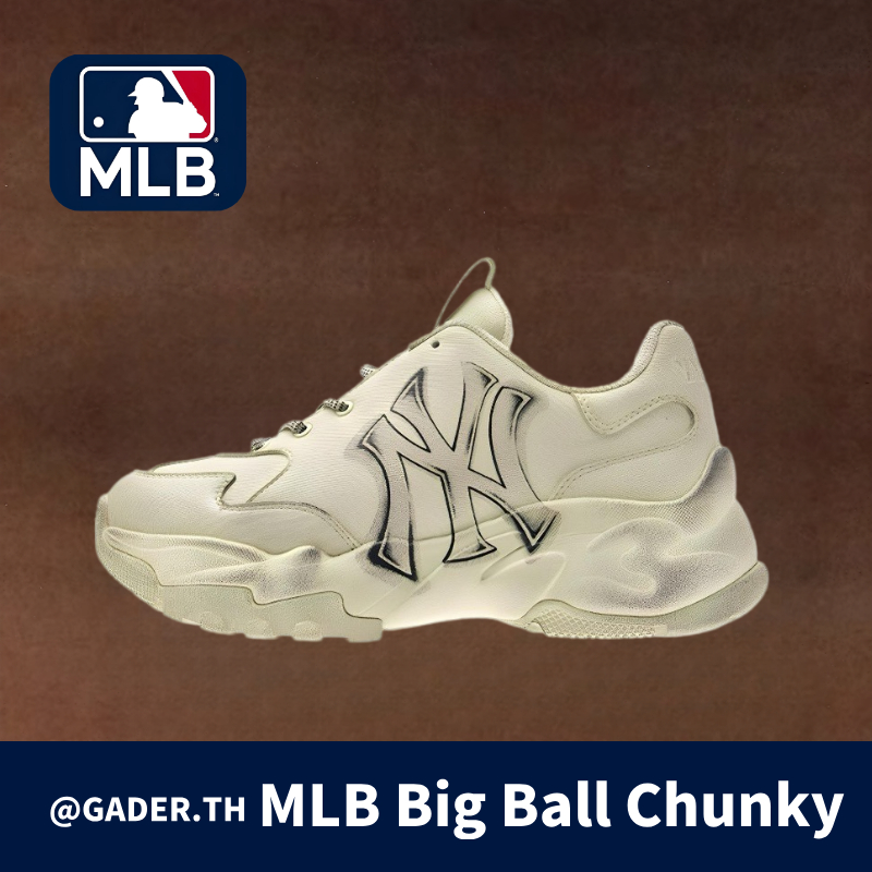 (ของแท้ 100%) MLB Big Ball Chunky Low Sneakers