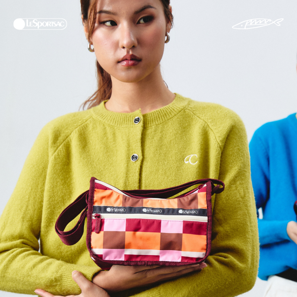Lesportsac Small Everyday Bag กระเป๋าสะพายข้างใบเล็ก กระเป๋าถือ Style 1010 LeSportsac x Sardine