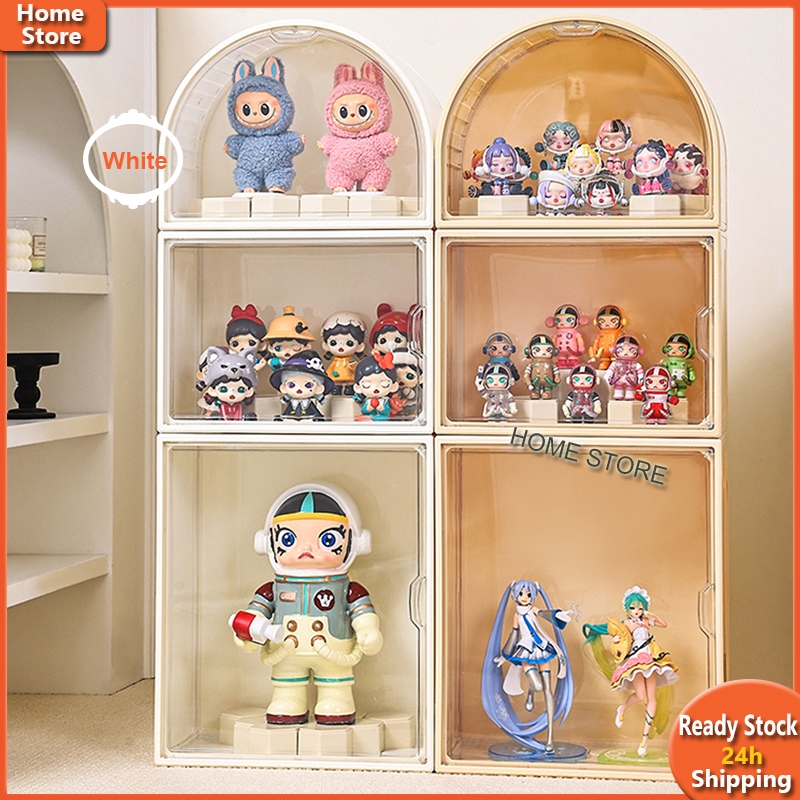 DIYตู้ใส่โมเดล กล่องเก็บโมเดล Art Toy ที่โชว์โมเดล ของสะสม กันฝุ่น ตู้โชว์ตุ๊กตา ราคา ถูกที่สุด โปรบีเคเค