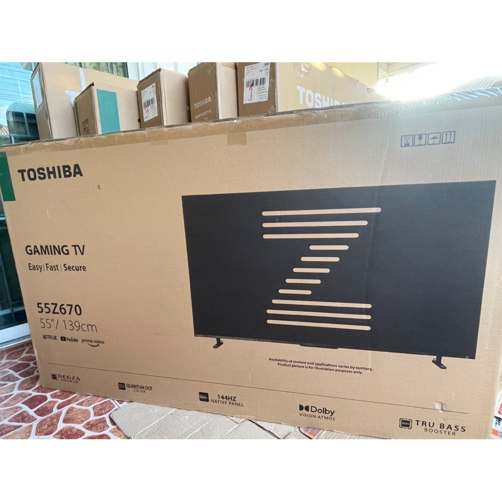 TV QLED 55 นิ้ว TOSHIBA (4K, QLED, VIDAA) 55Z670MP_ของใหม่ประกัน3ปี
