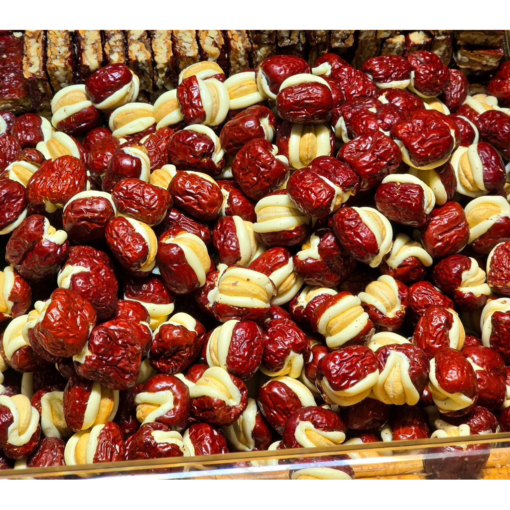 Nut Fun Land 🇨🇳รอบส่ง 29/3/69 พุทรานมชีส นูกัต ผลไม้อบแห้ง แครกเกอร์นมชีส ถุงละ500กรัม