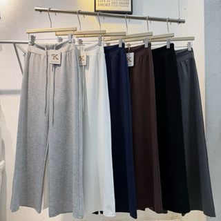 รหัส1098กางเกงขายาวทรงกระบอกผ้าลื่นฟรีไซส์งานป้ายKeltis