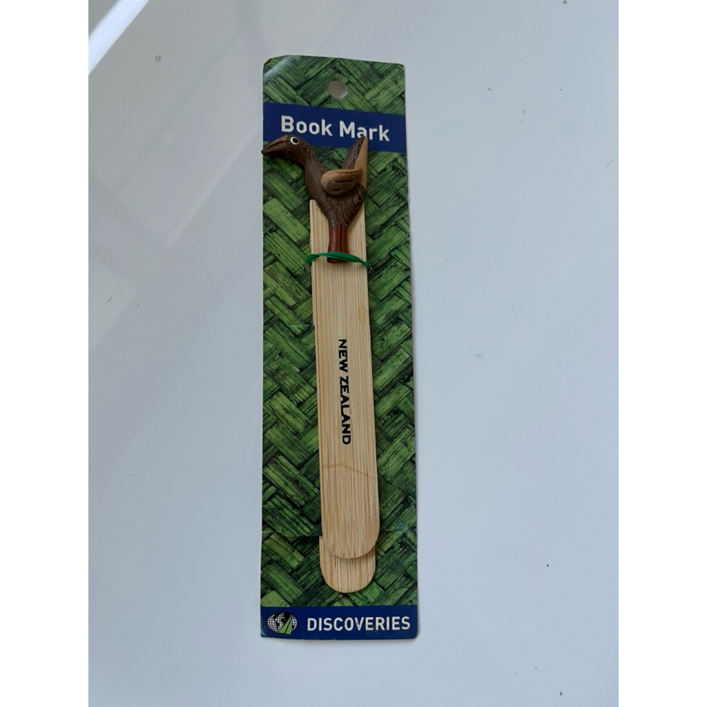 ที่คั่นหนังสือไม้แท้ รูปนก Pukeko จากประเทศนิวซีแลนด์