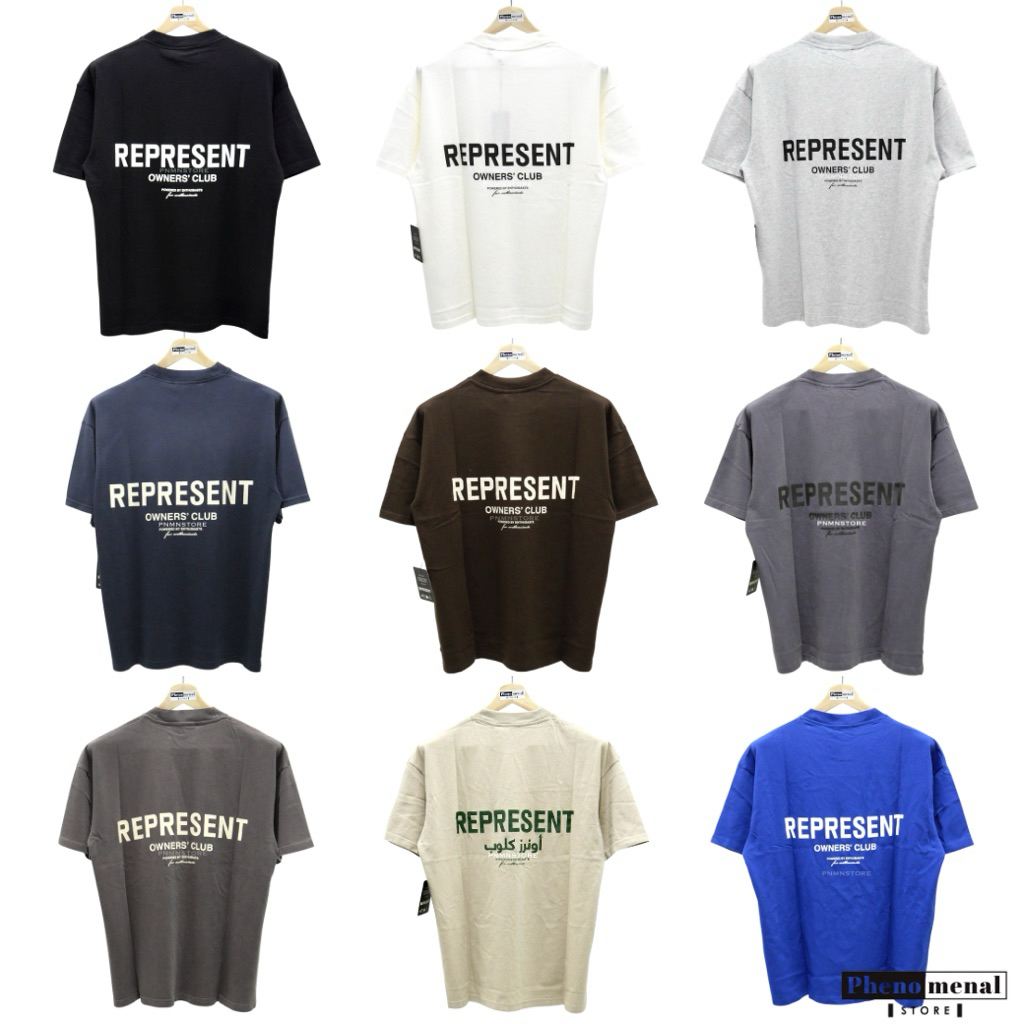 [ของแท้ พร้อมส่ง] เสื้อยืด REPRESENT OWNERS CLUB T-SHIRT