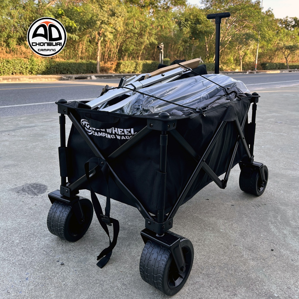รถเข็นแคมป์ปิ้ง K2 Camping wagon รถลาก  อเนกประสงค์ แข็งแรง รับน้ำหนักได้มาก  รับประกัน 5ปี - รูปที่ 6
