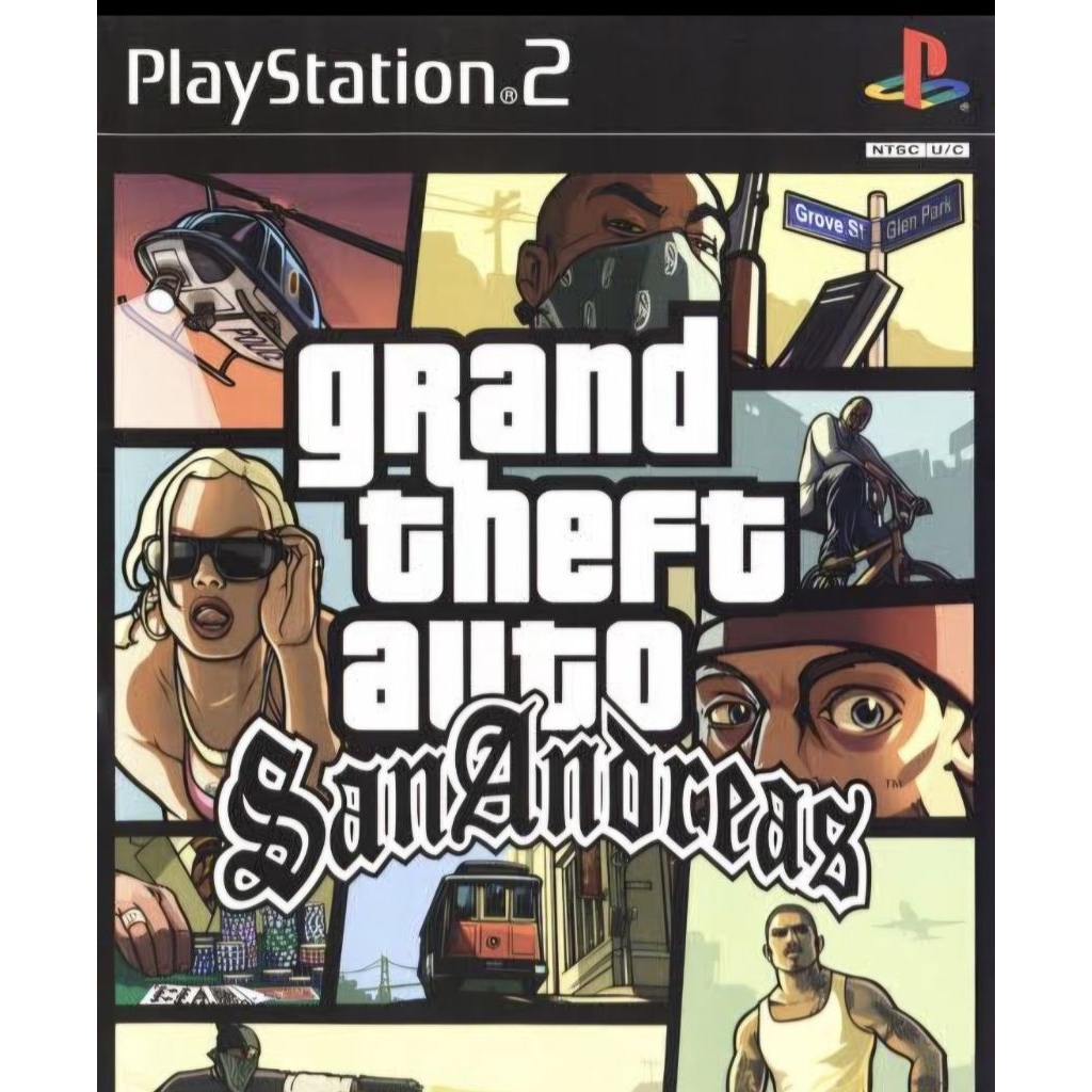 Ps2เกมส์  GTA SAN ANDREAS (มีบริการเก็บปลายทาง)