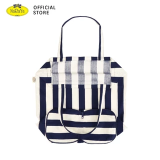 NaRaYa Foldable Shopping Bag กระเป๋าผ้าพับเก็บได้ NB-135B/L