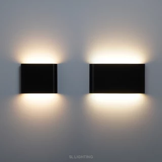 SL LIGHTING | Outdoor Wall Lamp โคมไฟติดผนังภายนอก LED 3000K ไฟส่อง 2 ทาง IP54 รุ่น ALLIUM
