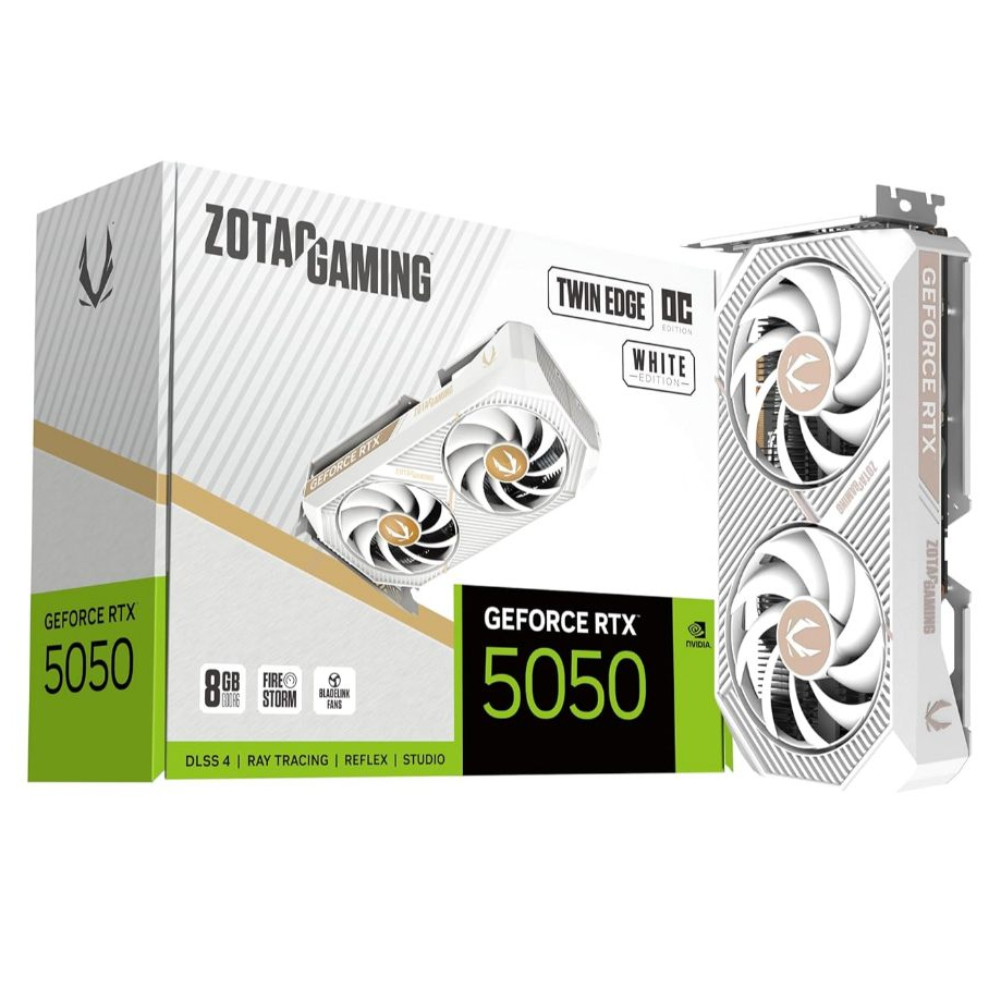 ZOTAC GAMING RTX5050 TWIN EDGE OC WHITE EDITION 8GB GDDR6