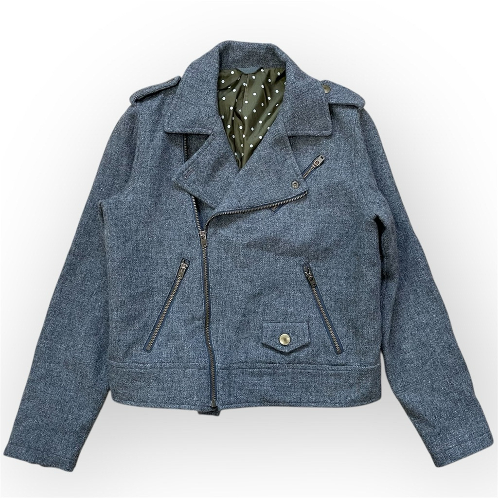 Noiseshutter Wool Biker Jacket