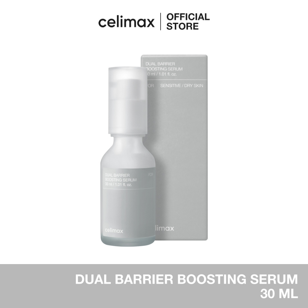 Celimax Dual Barrier Boosting Serum 30ml เซลลีแมกซ์ เซรั่มช่วยเสริมสร้างเกราะป้องกันผิว ปกป้องผิวจากมลภาวะ