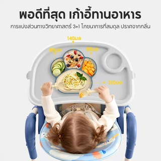 Dr.isla ชุดอาหารเด็กซิลิโคน กล่องของขวัญ ของขวัญวันเกิด ช้อนกินข้าวเด็ก 6 รวมการ์ดอวยพรด้วย BT05