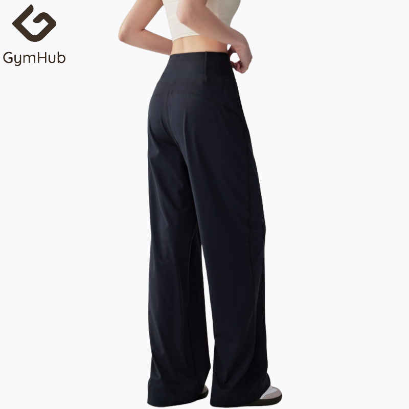 GymHub กางเกงกีฬาสูงเอวสวมใส่สบายโปร่งสบายเหมือนไม่มีอะไร - เหมาะสำหรับสวมใส่ในชีวิตประจำวัน