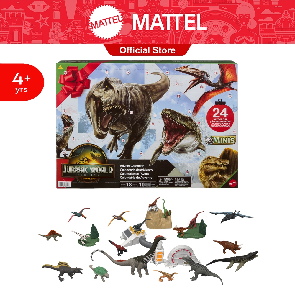 Jurassic World Saga Advent Calendar ฟิกเกอร์ ของเล่น ปฏิทินเซอร์ไพรส์ จูราสสิค เวิลด์ JGB67 VN