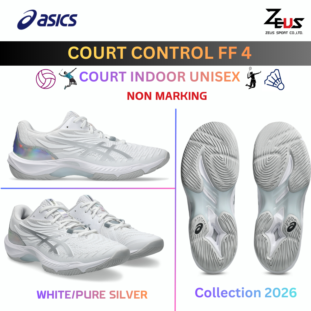 ASICS [SHINE PACK] รองเท้าแบดมินตัน วอลเลย์บอล (แนะนำไซส์ +0.5CM) Non Marking สามารถเข้าได้ทุกสนาม BADMINTON VOLLEYBALL ราคา ถูกที่สุด ดีลบีเคเค แกลเลอรีภาพที่ 6