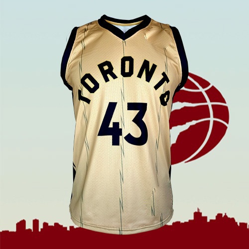 เสื้อบาสเก็ตบอล ทีม แร็ปเตอส์ #BK0220 รุ่น City /Pascal Siakam#43 ไซส์ S-5XL