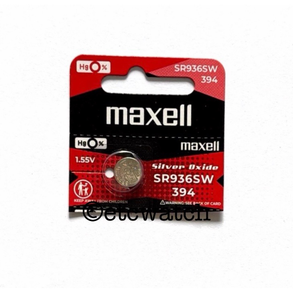 ถ่านกระดุม Maxell SR936SW / 394  1 ก้อน