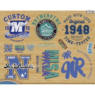 23*สติกเกอร์ โลโก้รีดติดเสื้อ ตัวรีดติดเสื้อ สติกเกอร์ติดเสื…