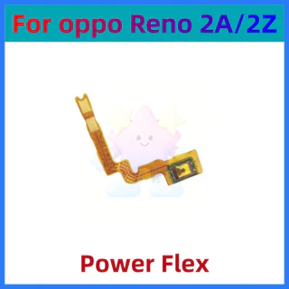 ปุ่มปรับระดับเสียงไฟ Flex สําหรับ oppo reno 2F 2Z สวิตช์กุญแจด้านข้าง ON OFF Key Mute ปุ่มควบคุมริบบิ้น Flex Cable
