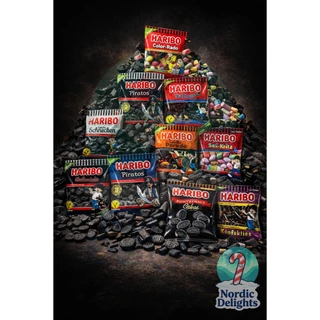 Haribo German Licorice Candy Variety Salty & Sweet/ฮาริโบ้ เยลลี่ชะเอมเทศรวมรส ลาคริดซ์เค็มหวาน นำเข้า Lakritz Lakrits