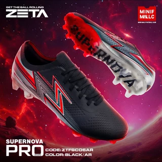 รองเท้าสตั๊ด ZETA รุ่น SUPERNOVA PRO รองเท้าฟุตบอล ชุดพื้นปุ่มกลมสลับใบมีดเล่นได้ทั้งสนามหญ้าจริงและสนามหญ้าเทียม