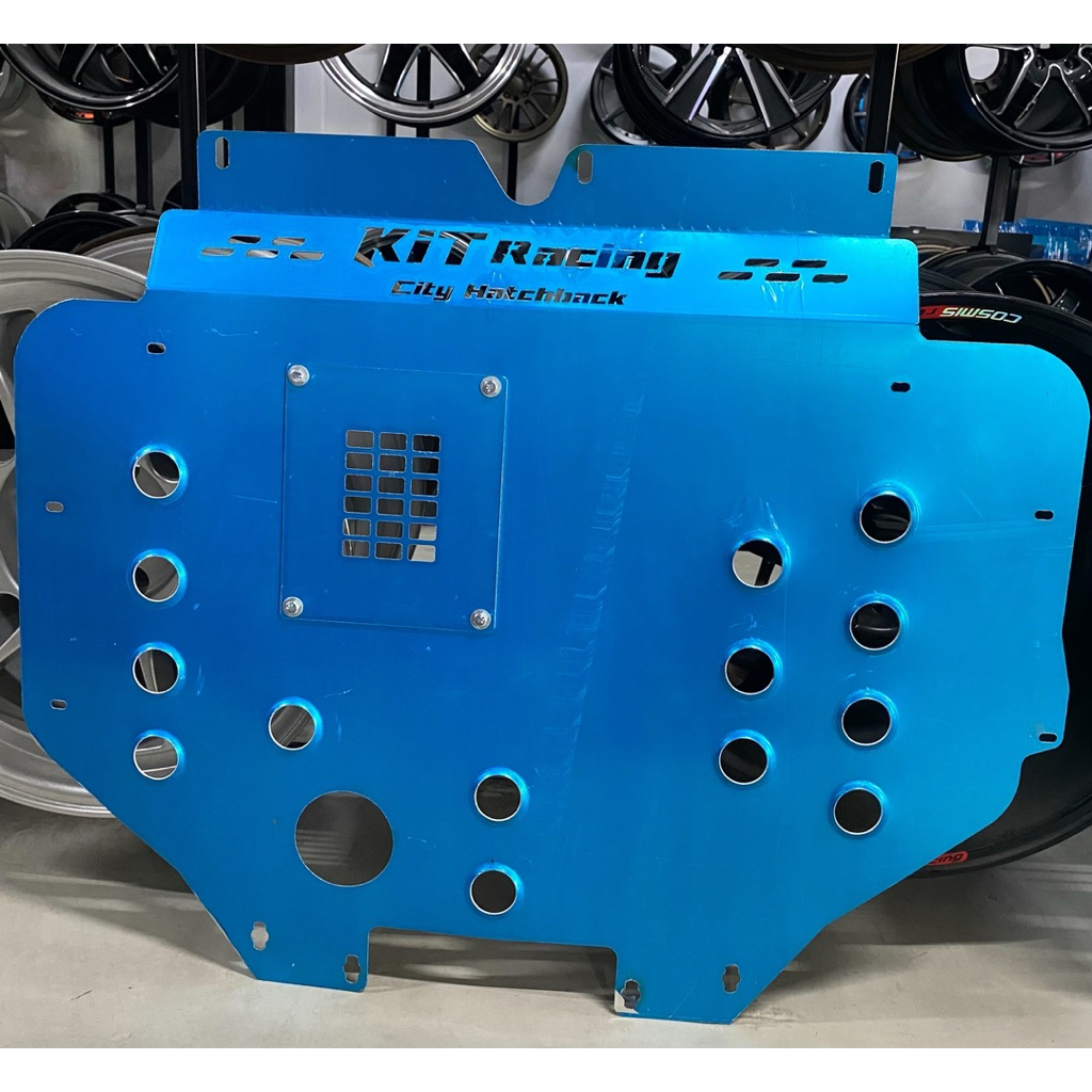 แผ่นใต้ท้องรถ แผ่นใต้เครื่อง Honda Jazz City Civic Brio แบรนด์kit raccing