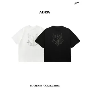 (🔥จัดส่งด่วน 1-3 วัน!) 22wrldwidee รวมเสื้อยืดครอปทรง Boxy LOV(S)ER ลายสกรีนแน่นๆ (AD133-AD139)