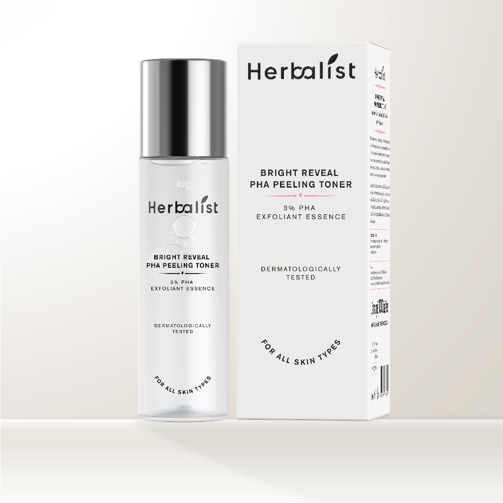 Herbalist تونر تقشير PHA ‏Bright Reveal ‏130 مل — صورة 7