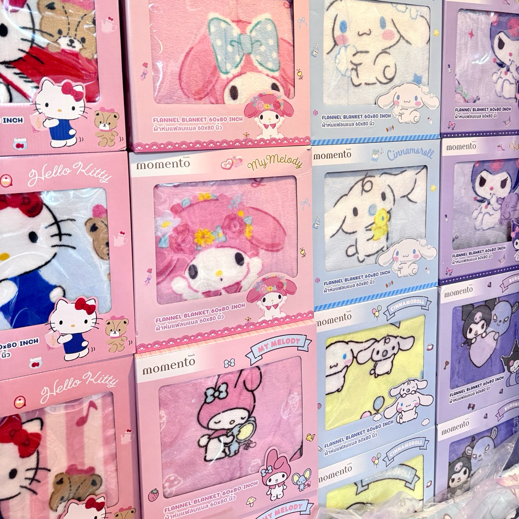 ผ้าห่มแฟลนเนล Sanrio ขนาด 60x80นิ้ว
