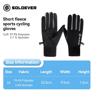 【TH】SOLOEVER Gloves ถุงมือมอเตอร์ไซค์-จักรยาน กันน้ำ สัมผัสจอได้ ระบายอากาศดี ยืดหยุ่น กันลื่น