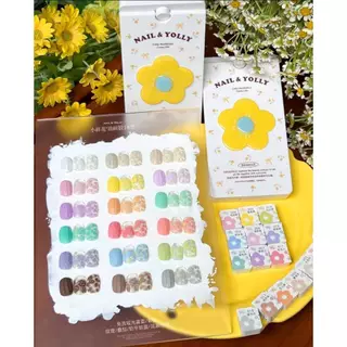รวม6ตัวเลือก เซตสีเล็บเจลจีน🇨🇳 NAIL&YOLLY แบบตลับ ดอกไม้●กระต่าย●เป็ด●ลูกแพร์●โบว์●ดาว&เชอรี่