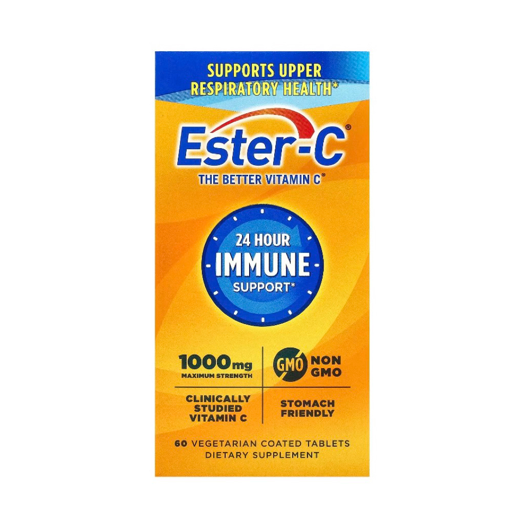 exp 2029 Ester-C 24 Hour Vitamin C Tablets for Immune Support