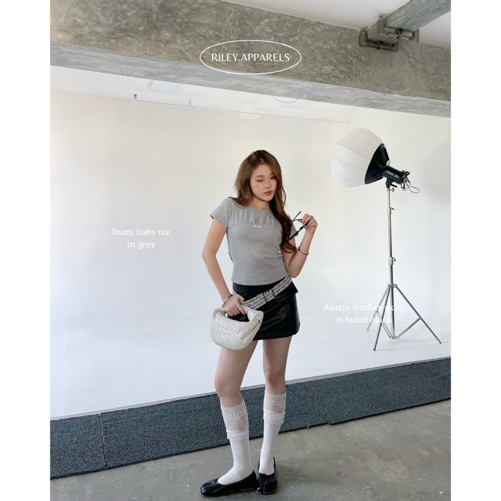 Riley.apparels - Rumi Baby Tee 9152 [ใช้โค้ด trendy ลด 25%] - รูปที่ 3