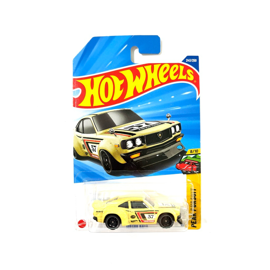 Hot Wheels | MAZDA RX-3 ~ สีเหลือง | สเกล 1:64 | สินค้ามีพร้อมส่ง