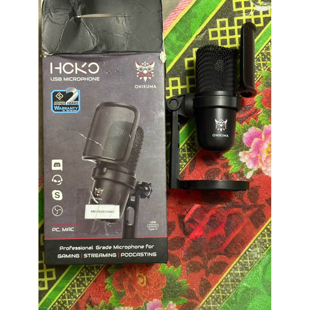 ไมค์Onikuma HOKO M630 USB Microphone มือสอง