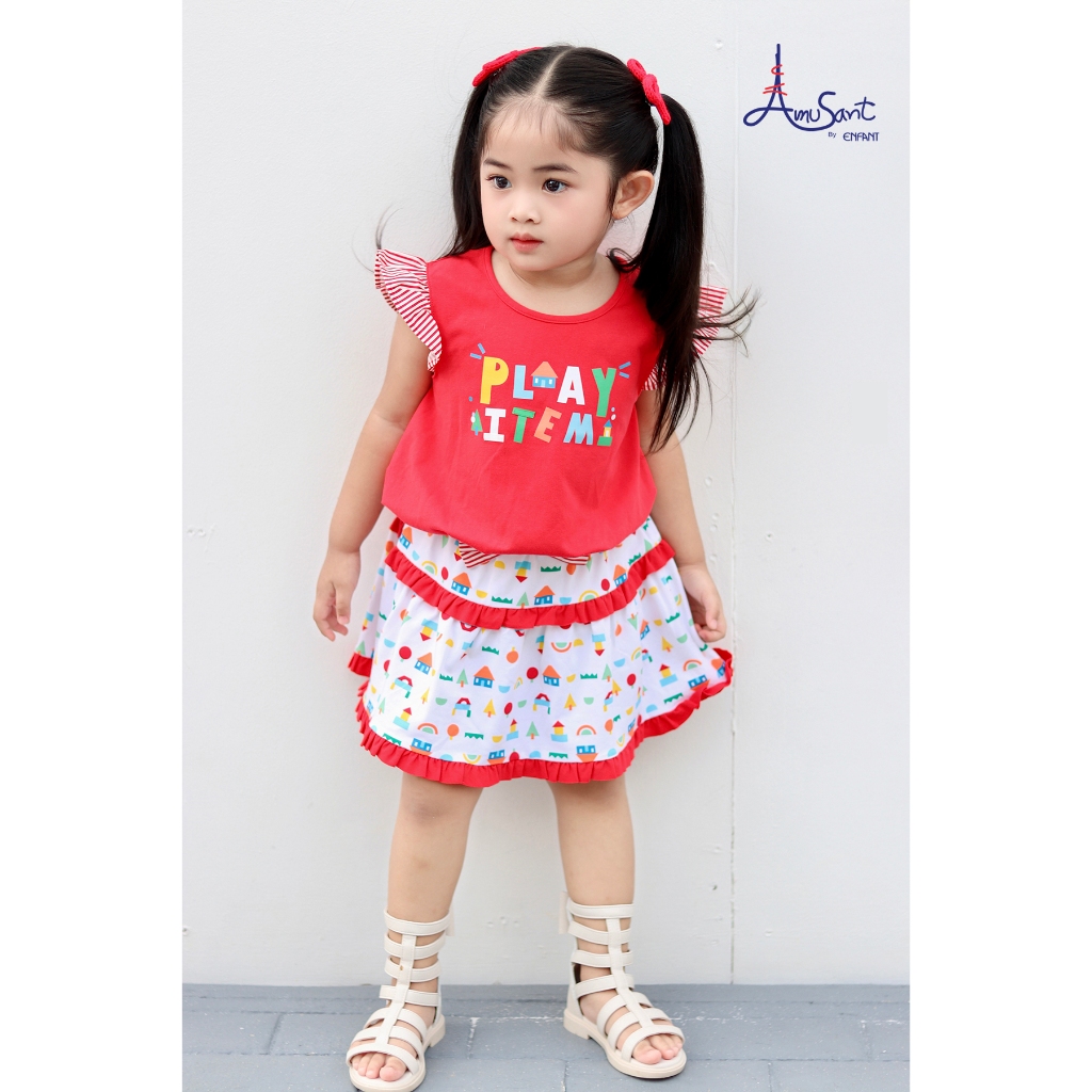Amusant ชุดเสื้อผ้าเด็กเล็ก สำหรับ 6 เดือน - 6 ขวบ EH1K61, EH1K70