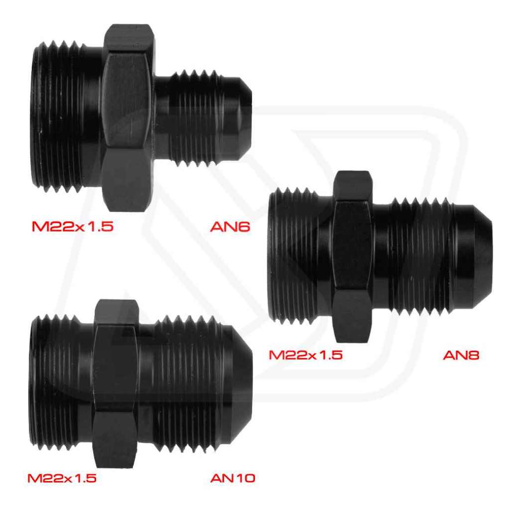 Billion ออยคูลเลอร์ USDM Mini 210mm (M22x1.5 Female) 10/13/16 Row Outlet AN6 / AN8 / AN10 - รูปที่ 2